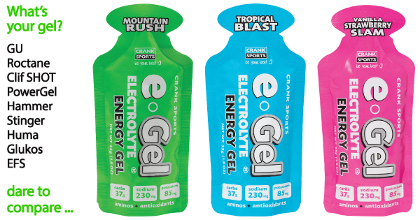 Energy Gel Comparison Chart