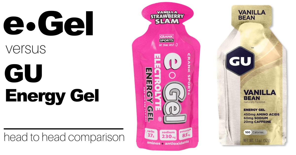 eGel vs GU Energy Gel Comparison